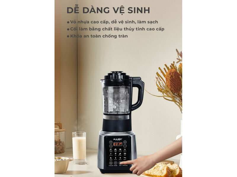 Máy làm sữa hạt đa năng Magic A-96 (800W - 1.75 Lít)
