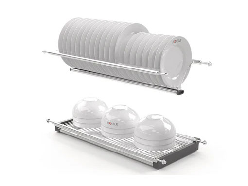 Rổ chén dĩa cố định Hafele Presto không có khung 800mm (544.40.033)