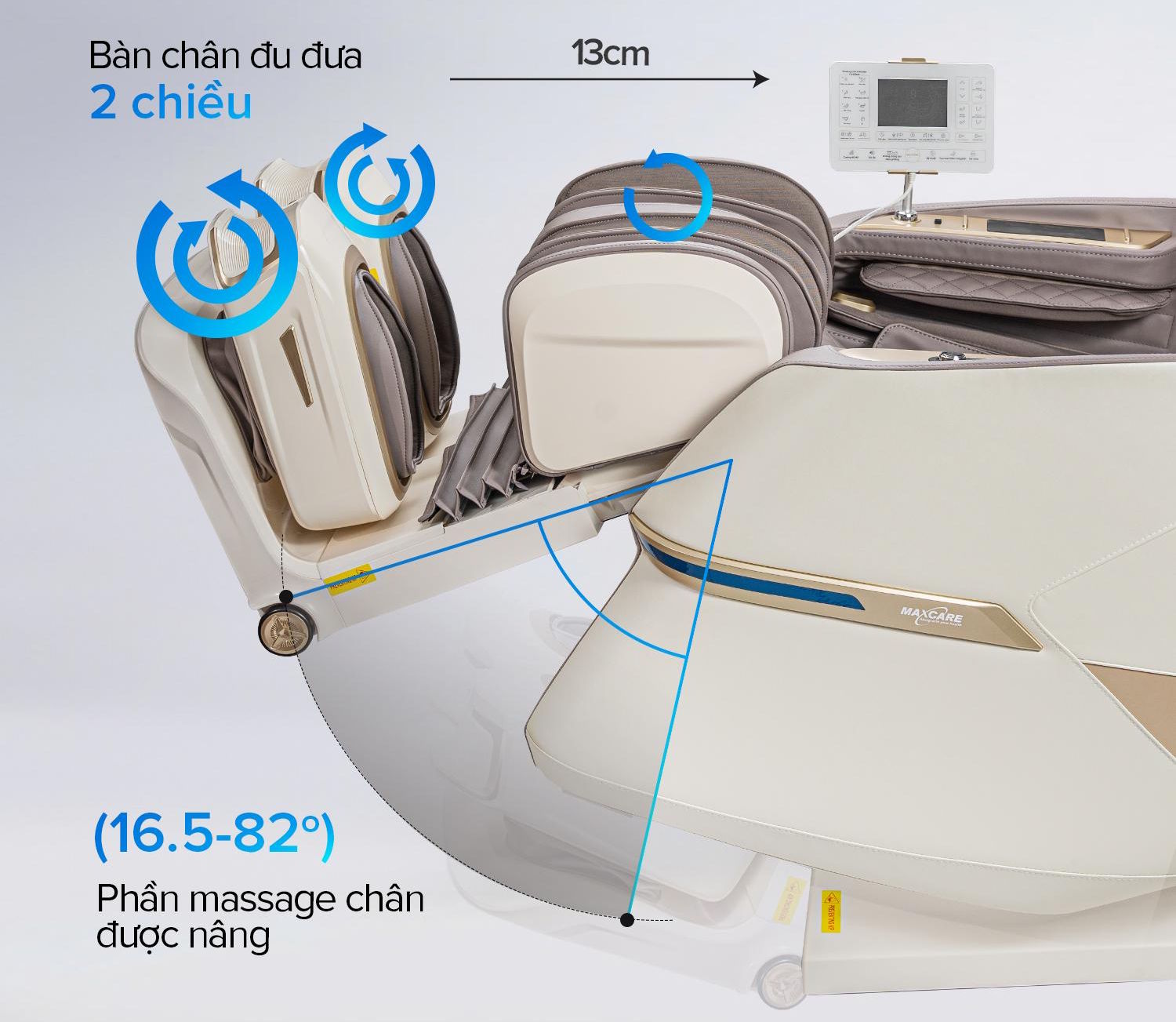 Ghế massage Maxcare Max4D ROBO