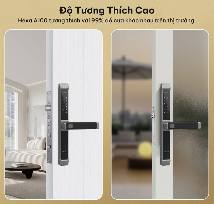 Khóa cửa thông minh Hexa