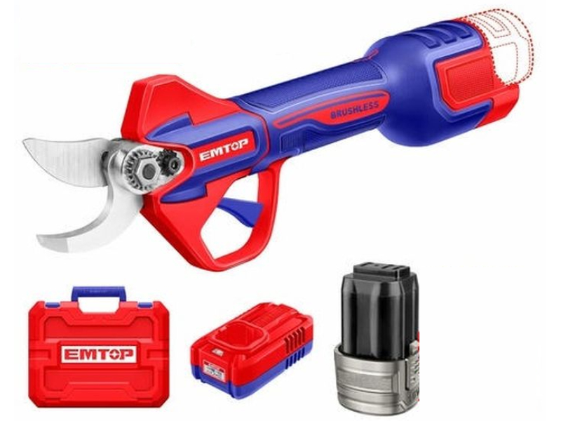 Máy cắt cành dùng pin 16.8V Emtop ELSL162582 (2 pin 2Ah, sạc)