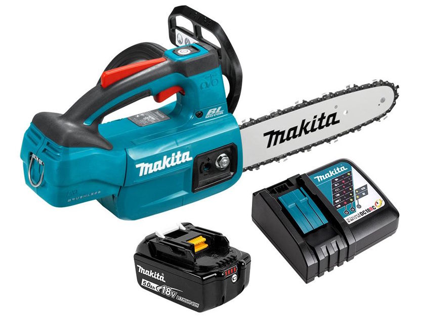Máy cưa xích dùng pin 18V Makita DUC254RT (1 pin 5.0Ah và sạc)