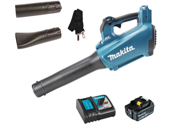 Máy thổi lá dùng pin 18V Makita DUB184RT (1 pin 5.0Ah và sạc)