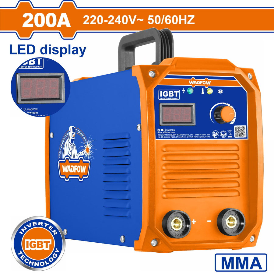 Máy hàn điện tử MMA 200A Wadfow WWD32001