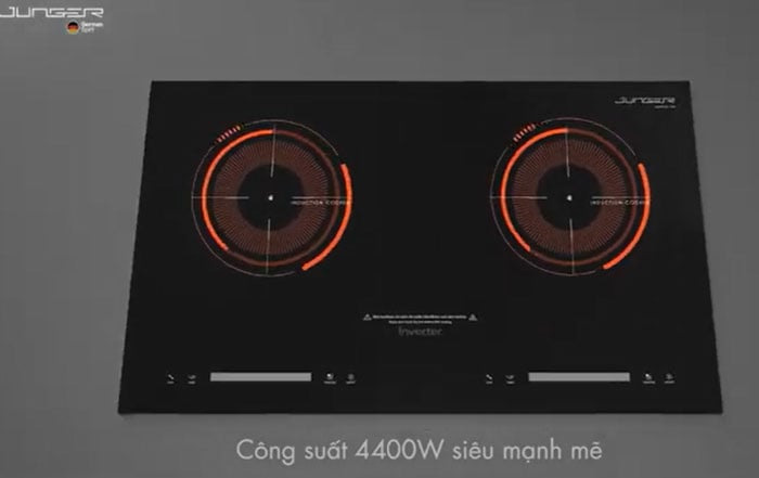bếp điện từ Junger NKD-22+ hoạt động với công suất lên tới 4.400W bếp điện từ Junger NKD-22+ hoạt động với công suất lên tới 4.400W