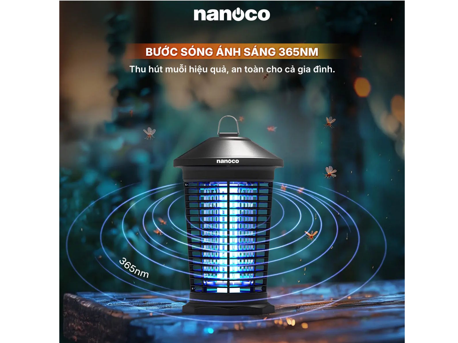 Đèn bắt muỗi Nanoco  