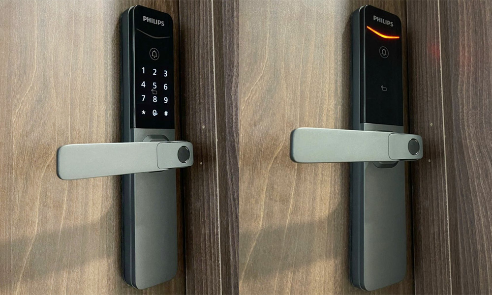 Hình ảnh thực tế Khóa cửa thông minh Philips DDL615-5HBS Khóa cửa thông minh Philips DDL615-5HBS