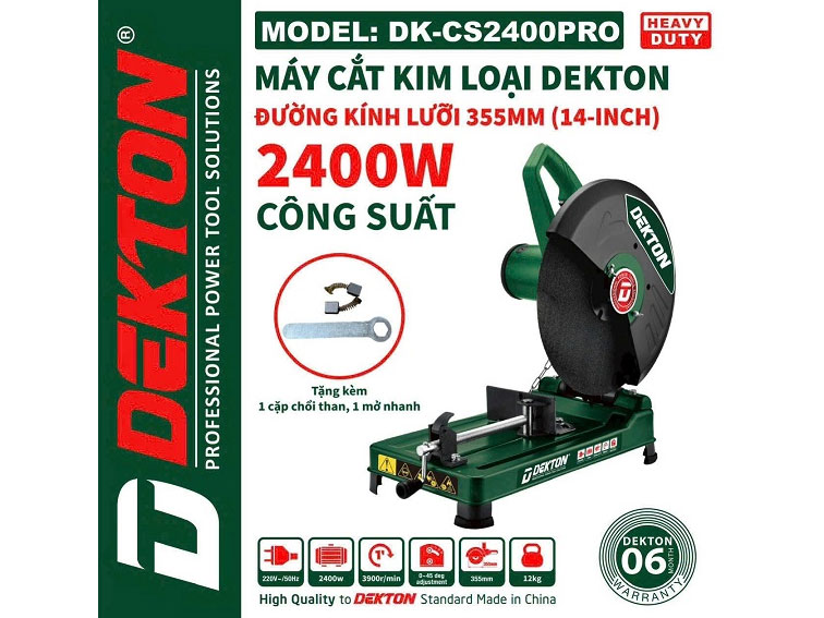 Máy cắt sắt Dekton DK-CS2400PRO