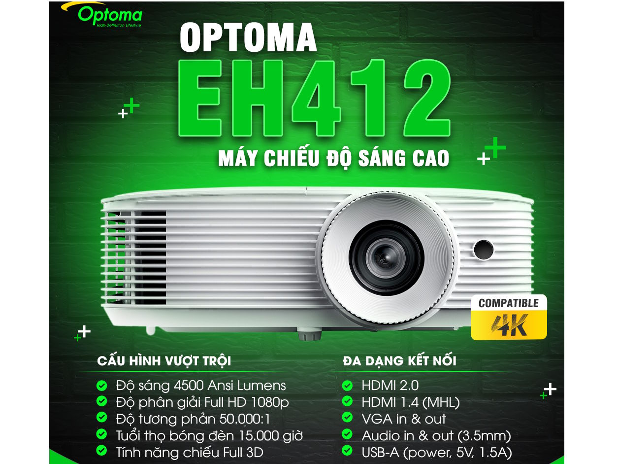 Máy chiếu Optoma EH412