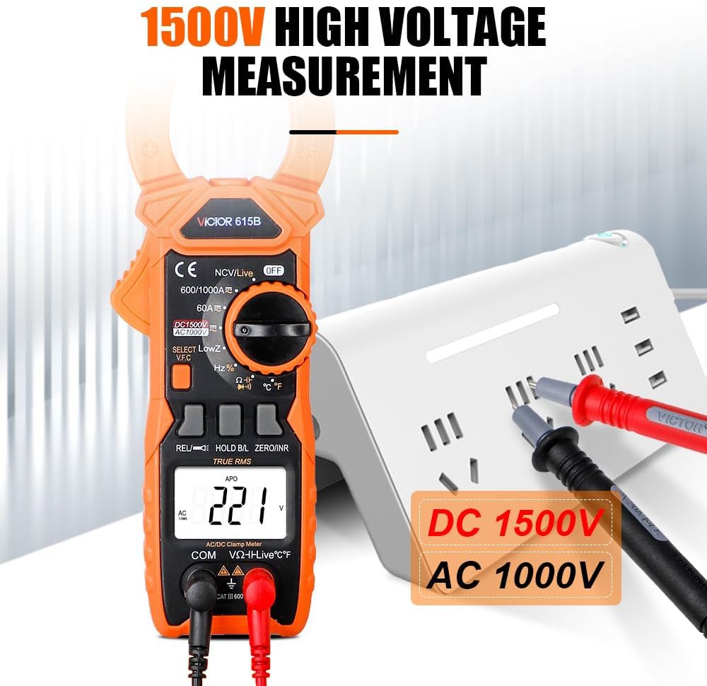 Ampe kìm kĩ thuật số Victor 615B