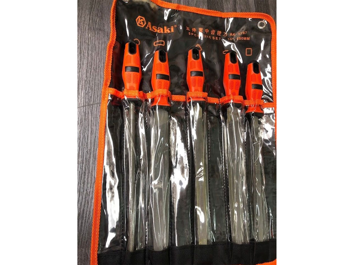 Bộ giũa sắt 5 chi tiết Asaki AK-3767