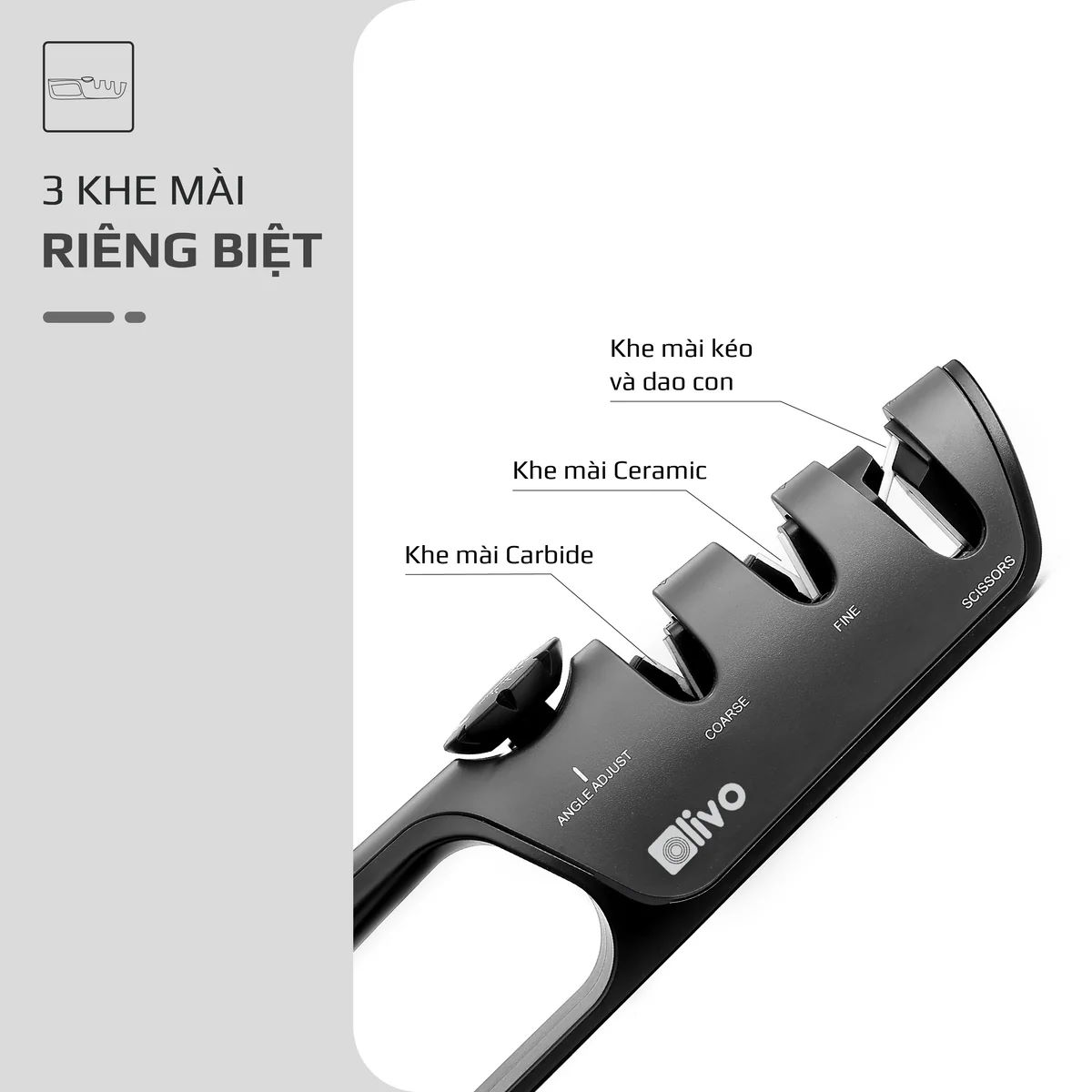 Dụng cụ mài dao kéo Olivo KS1