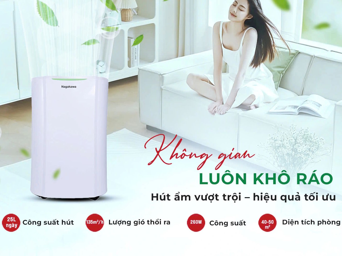 Máy hút ẩm lọc không khí  