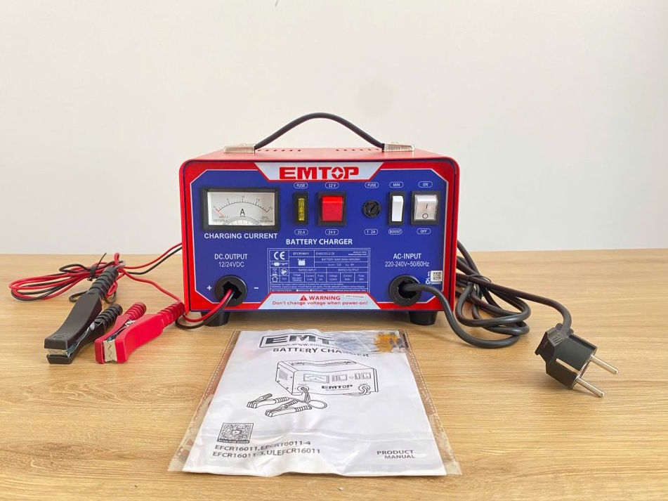 Máy sạc bình ắc quy Emtop EFCR16011