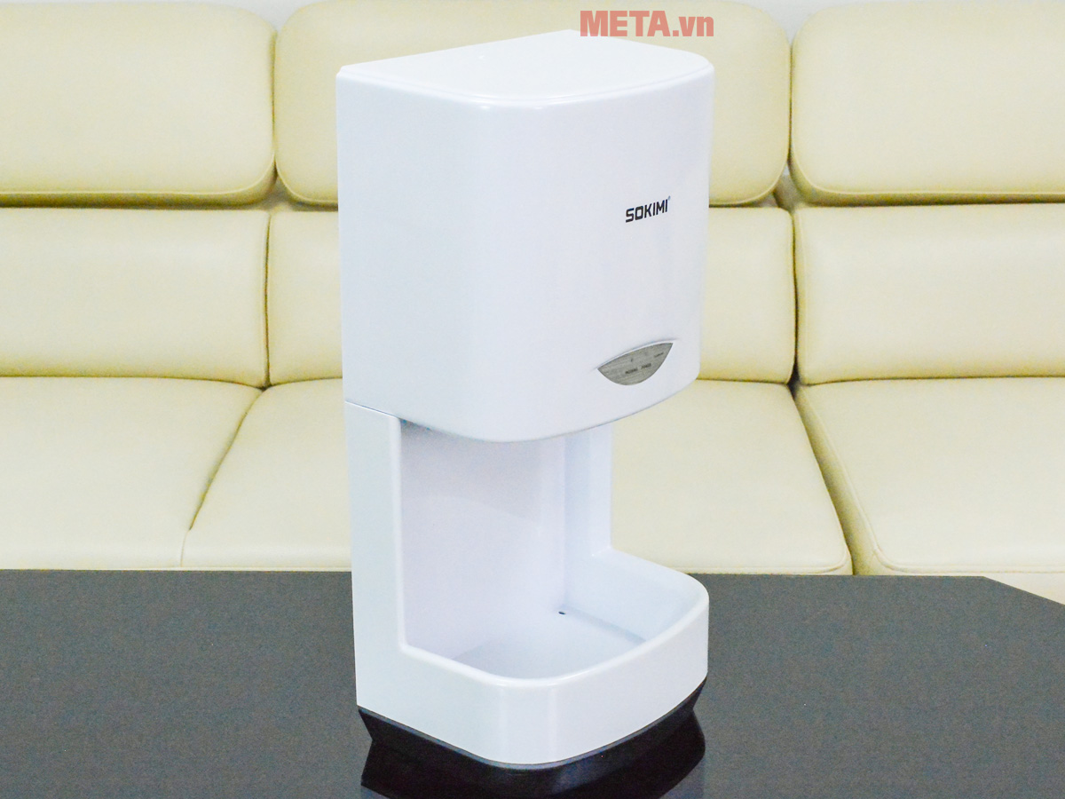 Máy sấy tay thiết kế màu trắng, nhựa cao cấp, sang trọng Sokimi SM 2120