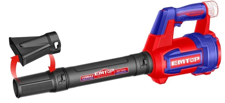 Máy thổi bụi pin 16.8V Emtop ELAB168082