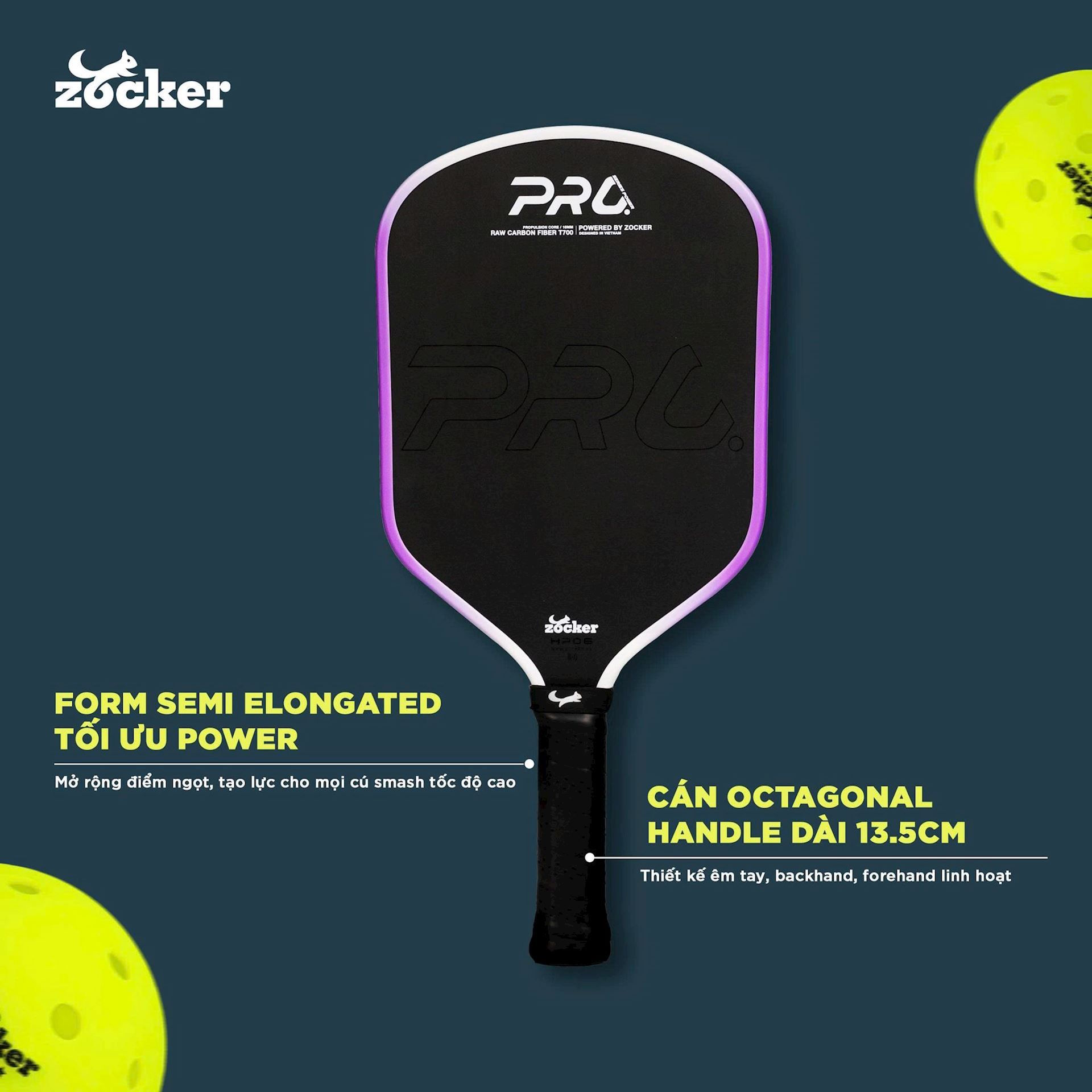 Vợt Pickleball Zocker