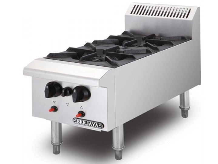 Bếp âu 2 họng dùng gas Berjaya OB2-17