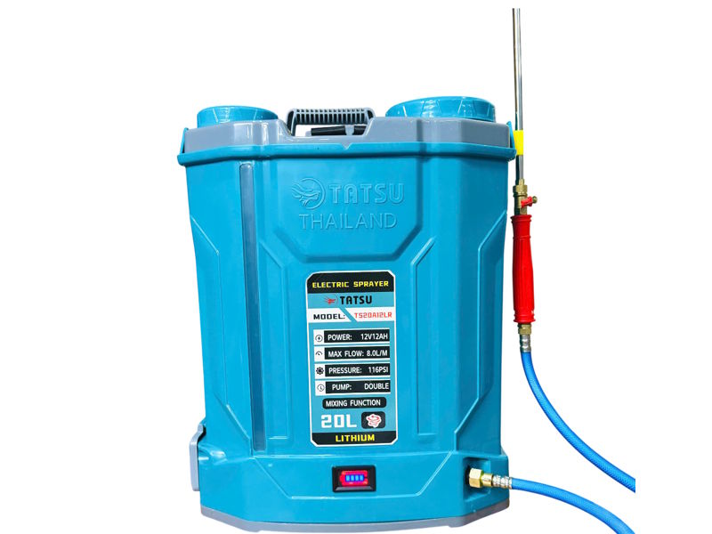 Bình xịt điện Tatsu TS20A12LR (20 lít, 2 bơm, đảo thuốc)