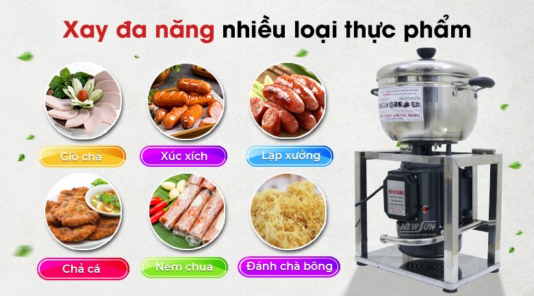 Máy xay giò chả NewSun  