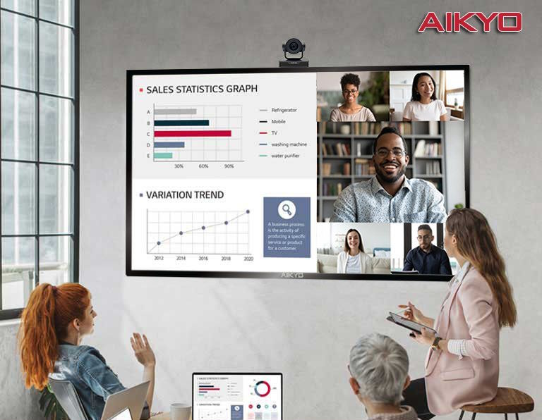 Tương tác đa điểm – Trải nghiệm mượt mà Aikyo AID-B6525UHD