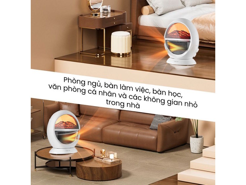 Quạt sưởi để bàn Fujihome FH09 