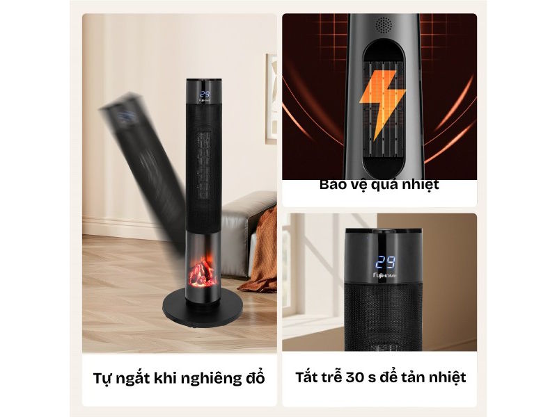 Máy sưởi gốm Fujihome FH1950