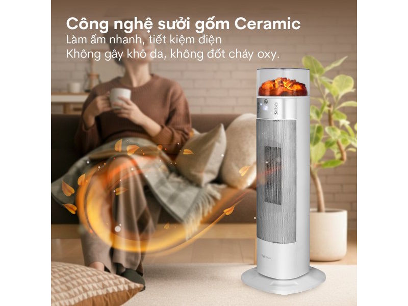Quạt sưởi gốm  