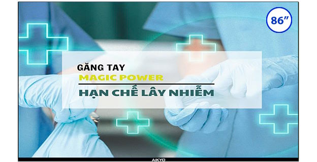 Thiết kế hiện đại, tích hợp thông minh Màn hình thông minh Aikyo ASD-B8625 - 86 inch