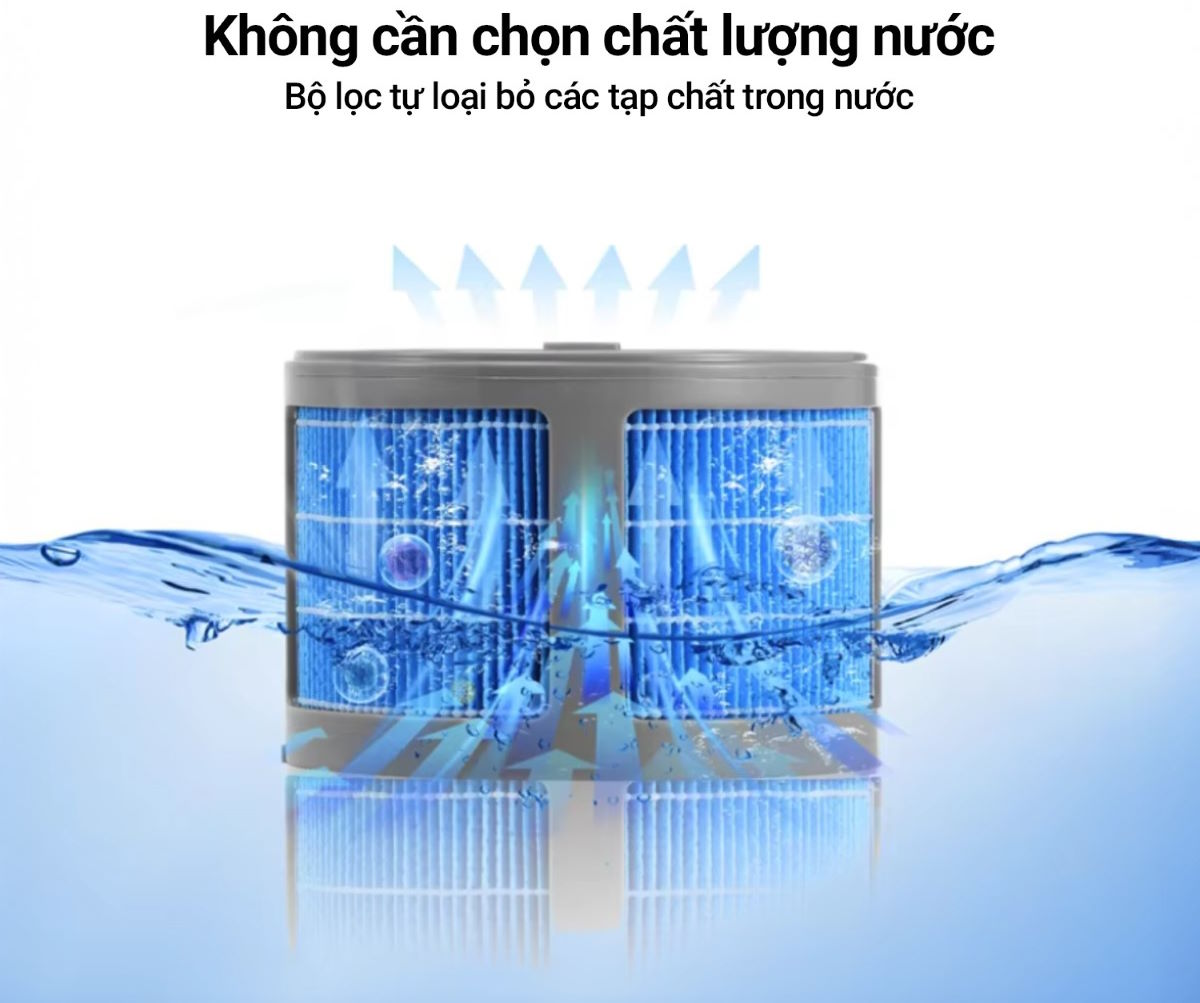 Công nghệ bay hơi lạnh – Giải pháp tạo ẩm tự nhiên, an toàn Máy tạo ẩm ion âm 10L Lumias LEH-06W
