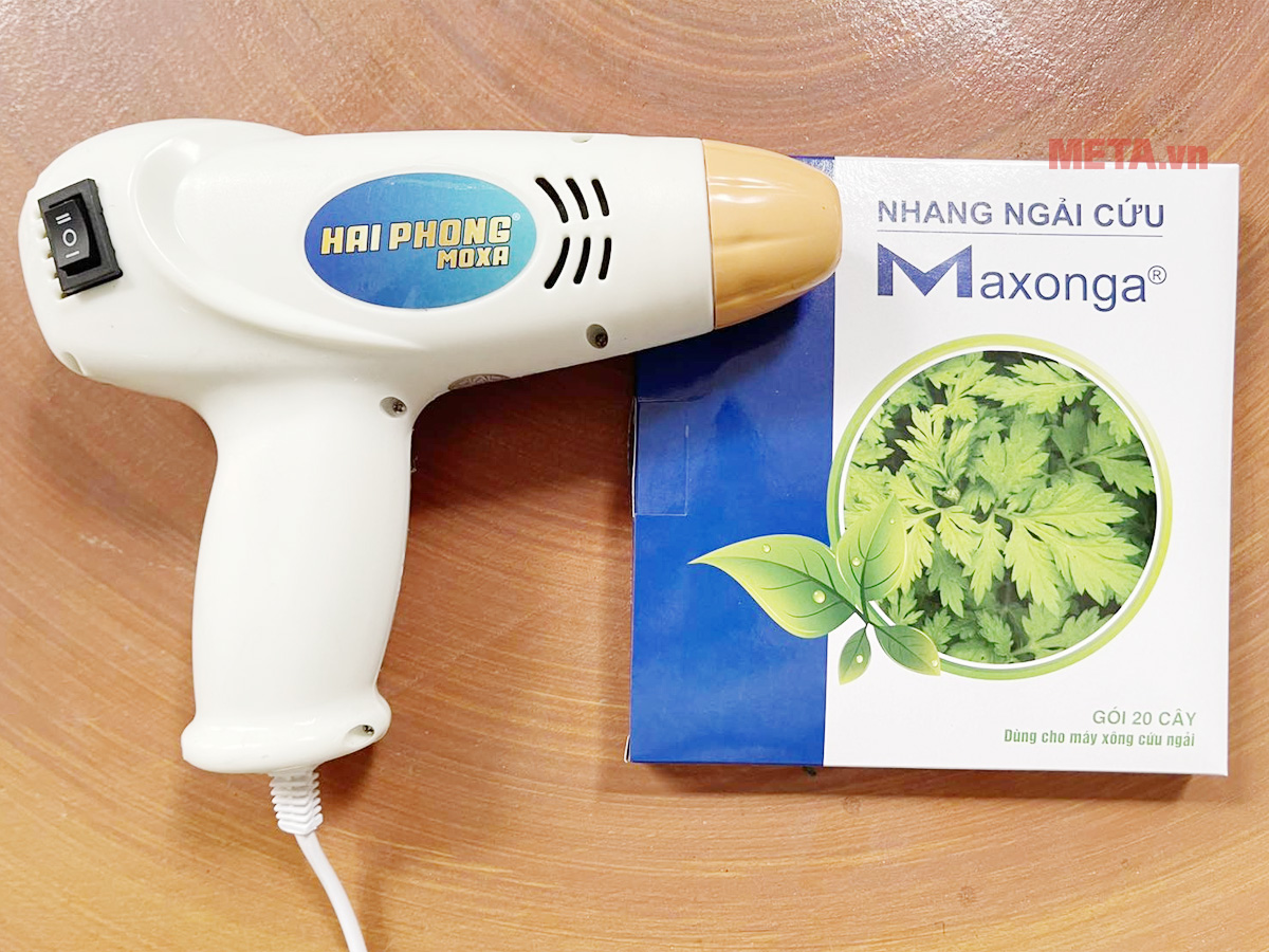 Máy Cứu Ngải Hải Phòng thiết kế thân máy bằng nhựa cao cấp, chắc chắn Máy hơ cứu ngải Hải Phòng