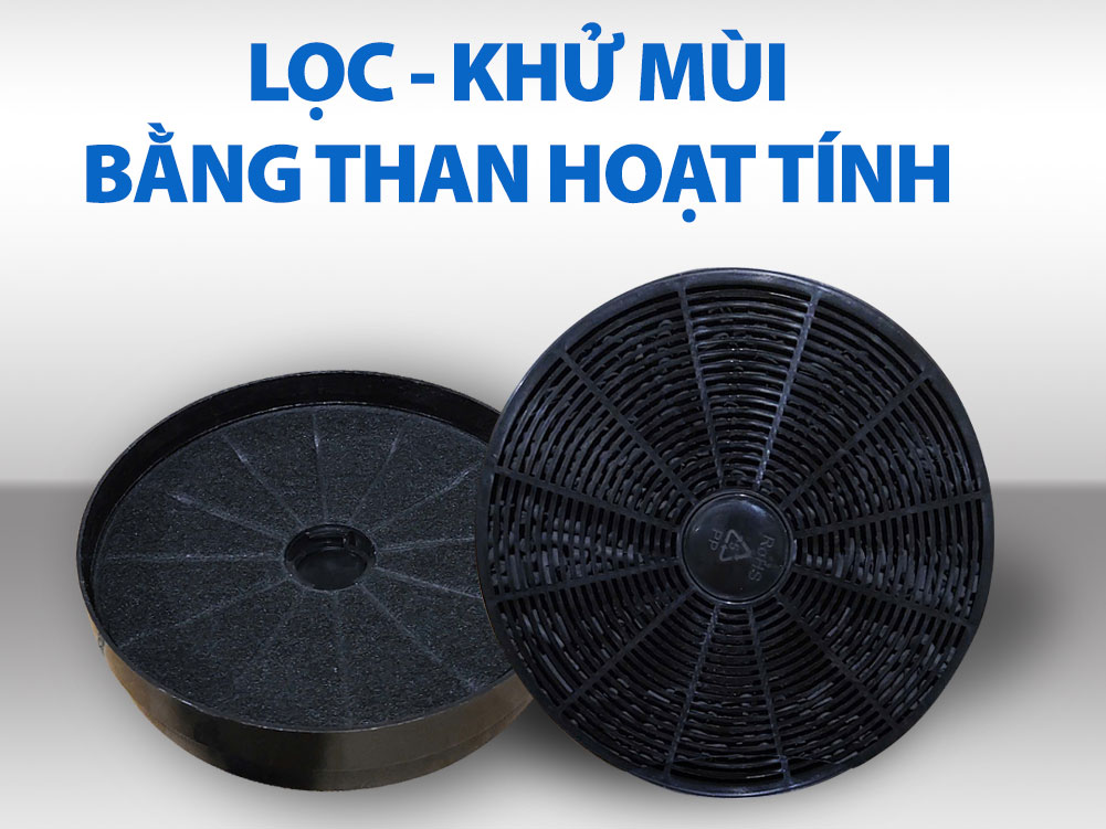 Máy hút mùi Lorca TA-6779C có bộ lọc than hoạt tính Máy hút mùi Lorca TA-6779C
