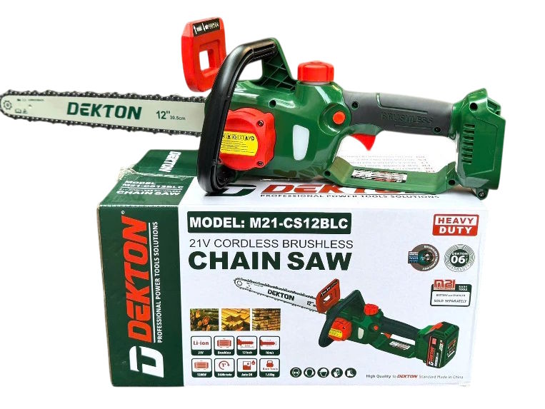 Máy cưa xích pin 21V Dekton M21-CS12BLC