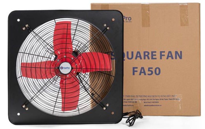 Quạt thông gió vuông Fanpro FA50 Quạt thông gió vuông Fanpro FA50