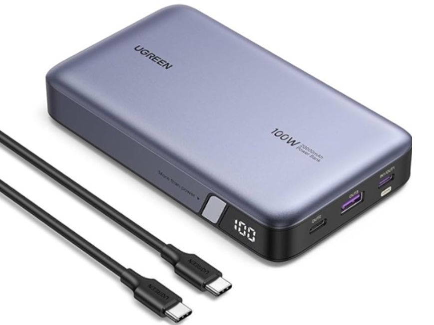 Sạc dự phòng nhanh Ugreen PD 100W Nexode 20.000 mAh 25188
