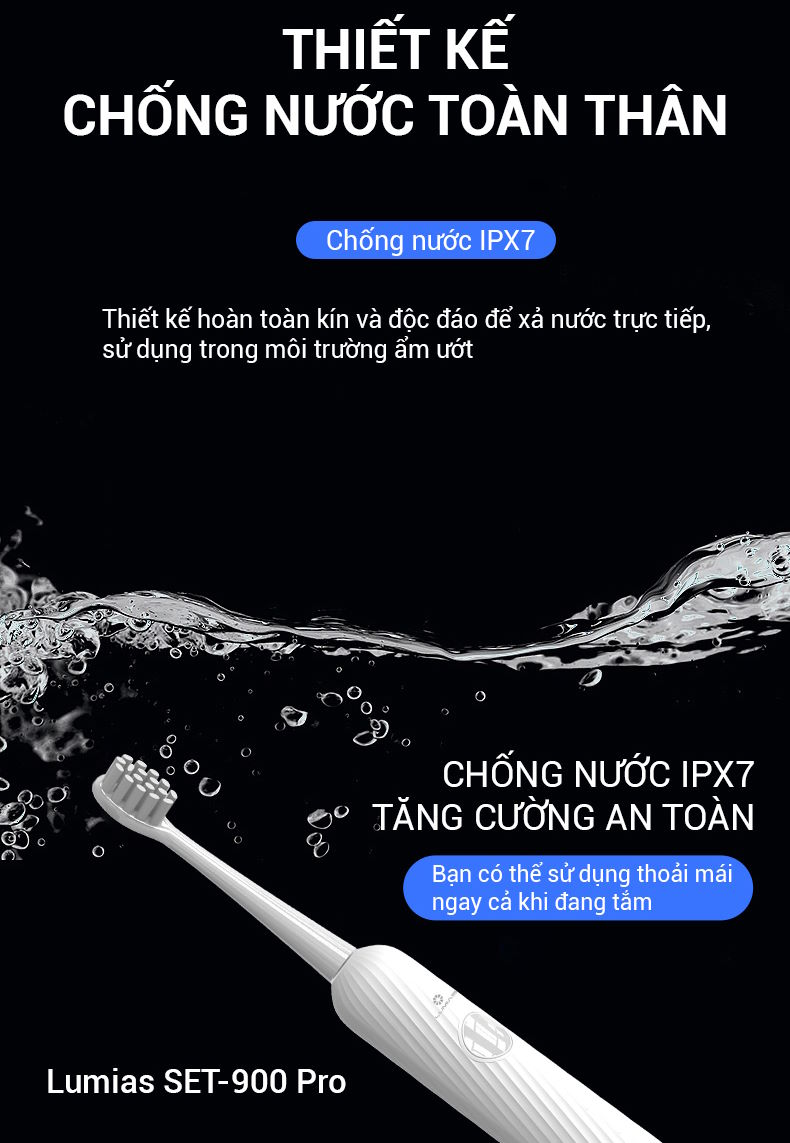 Bàn chải điện Lumias