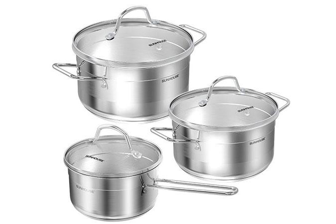Bộ nồi inox 5 đáy Sunhouse SHG669