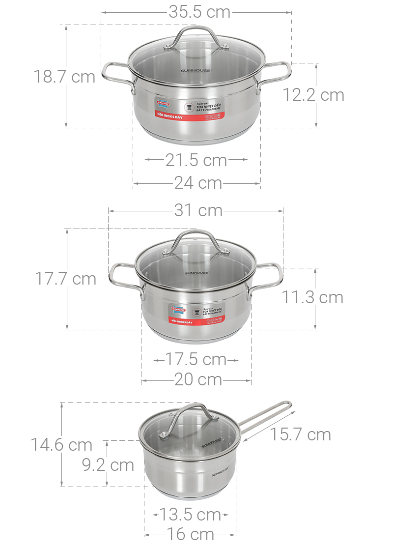 Kích thước chi tiết của Sunhouse SHG669  Sunhouse SHG669