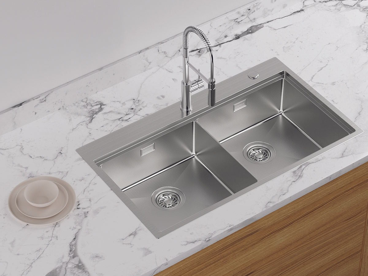 Chất liệu inox cao cấp – Độ bền vượt trội Combo chậu bếp Hafele 567.94.024