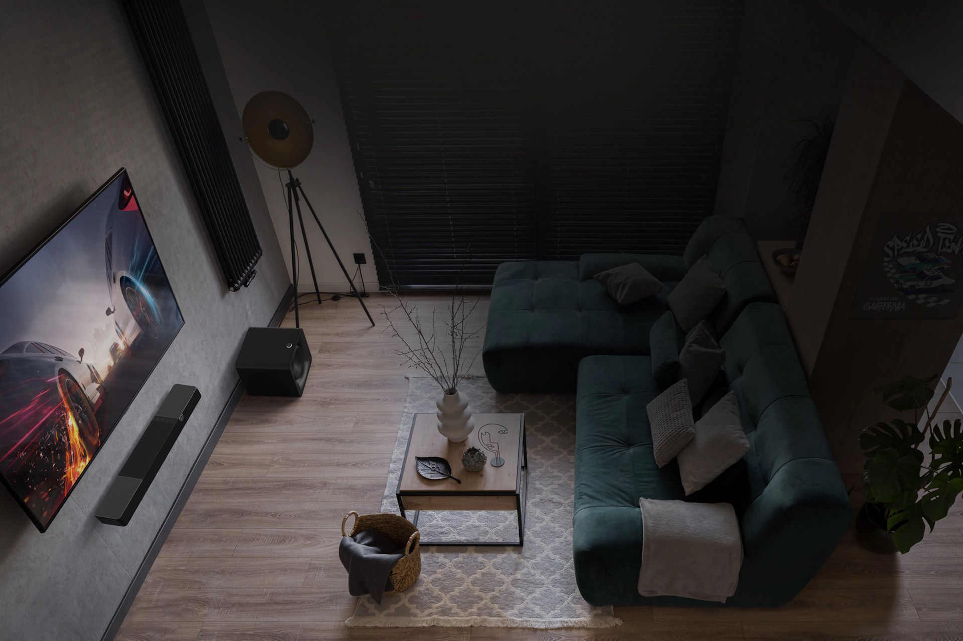 Thiết kế tinh tế, sang trọng và nhỏ gọn Loa Soundbar Klipsch