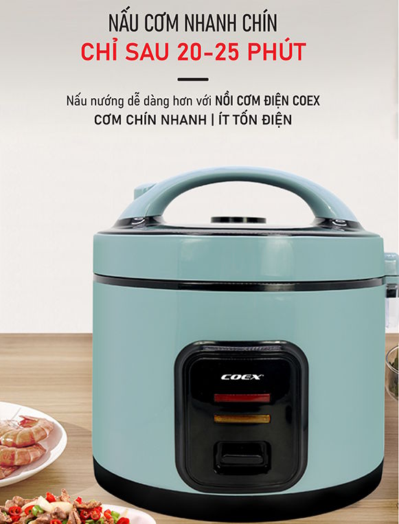 Nồi cơm điện cơ 1.2 lít Coex CR-3414 Nồi cơm điện cơ 1.2 lít Coex CR-3414