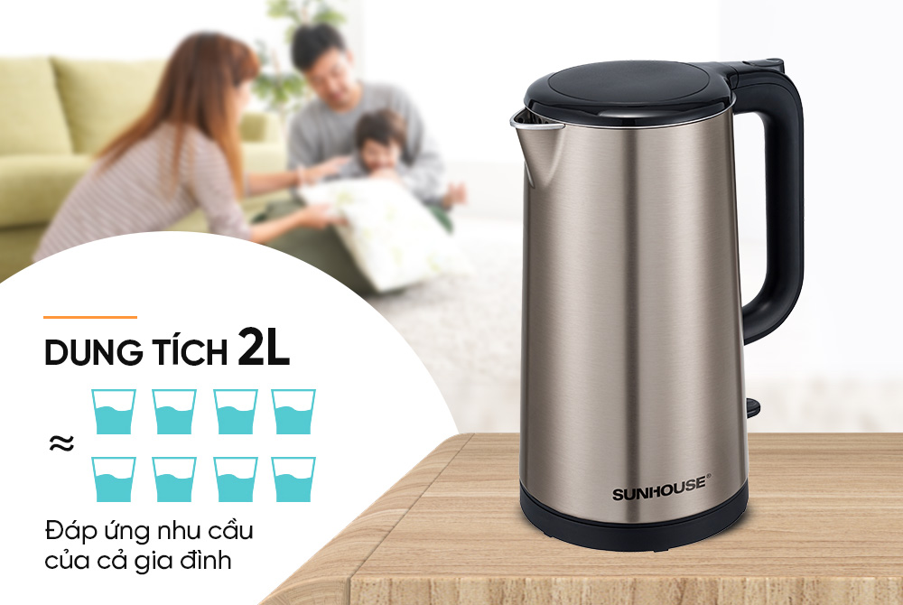 Sunhouse SHD1396 có dung tích 2 lít Sunhouse SHD1396