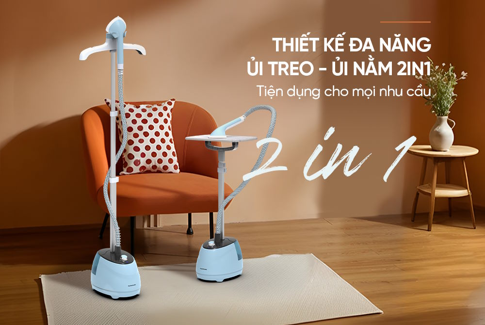 Bàn là hơi đứng Sunhouse SHD2110