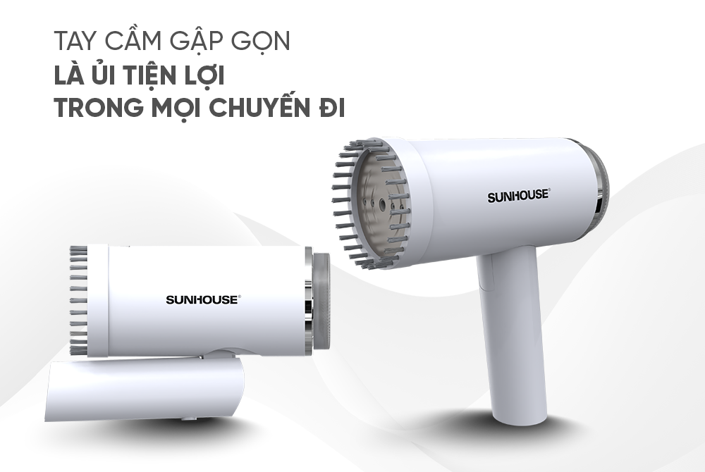 Bàn là dễ gập gọn tay cầm Bàn là
