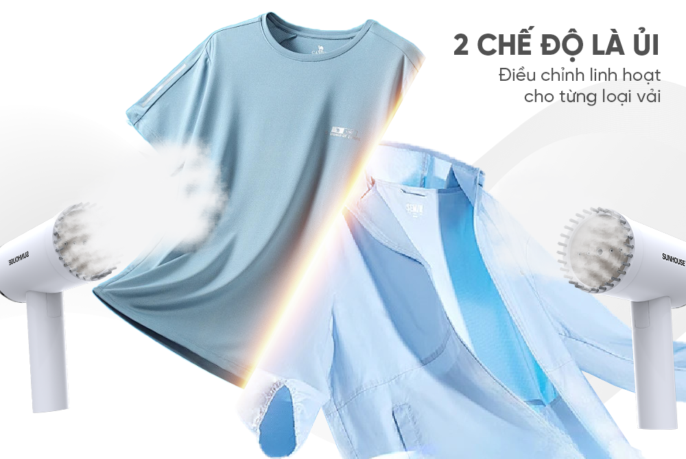 Sunhouse SHD2176 có 2 chế độ là ủi Sunhouse SHD2176