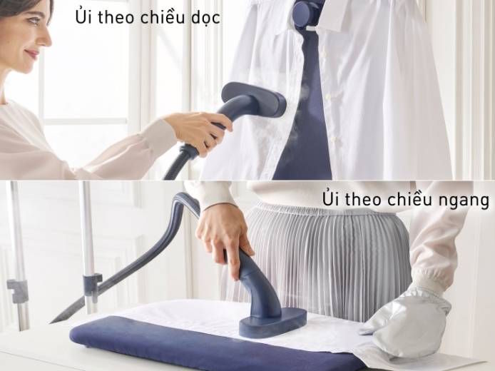 Panasonic NI-GWG085ARA ủi được theo chiều dọc hoặc chiều ngang Panasonic NI-GWG085ARA