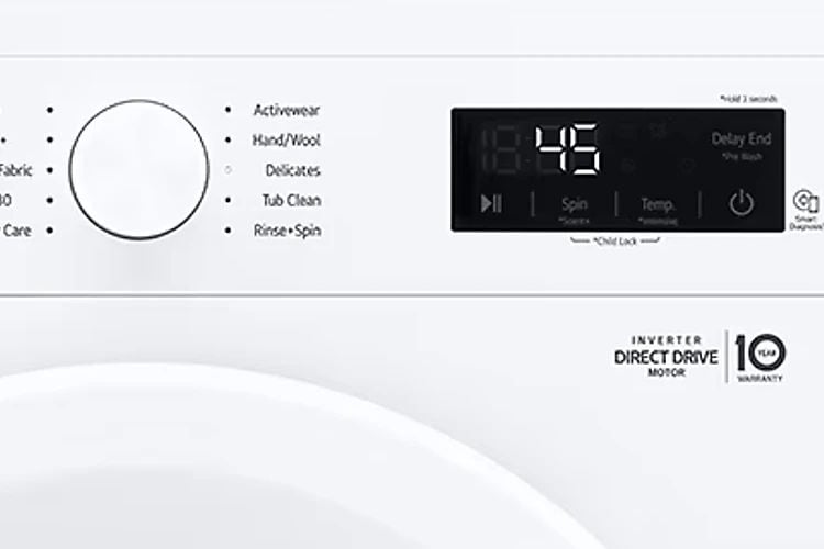 Máy giặt sấy LG có nhiều chương trình giặt theo chất liệu vải Máy giặt sấy LG