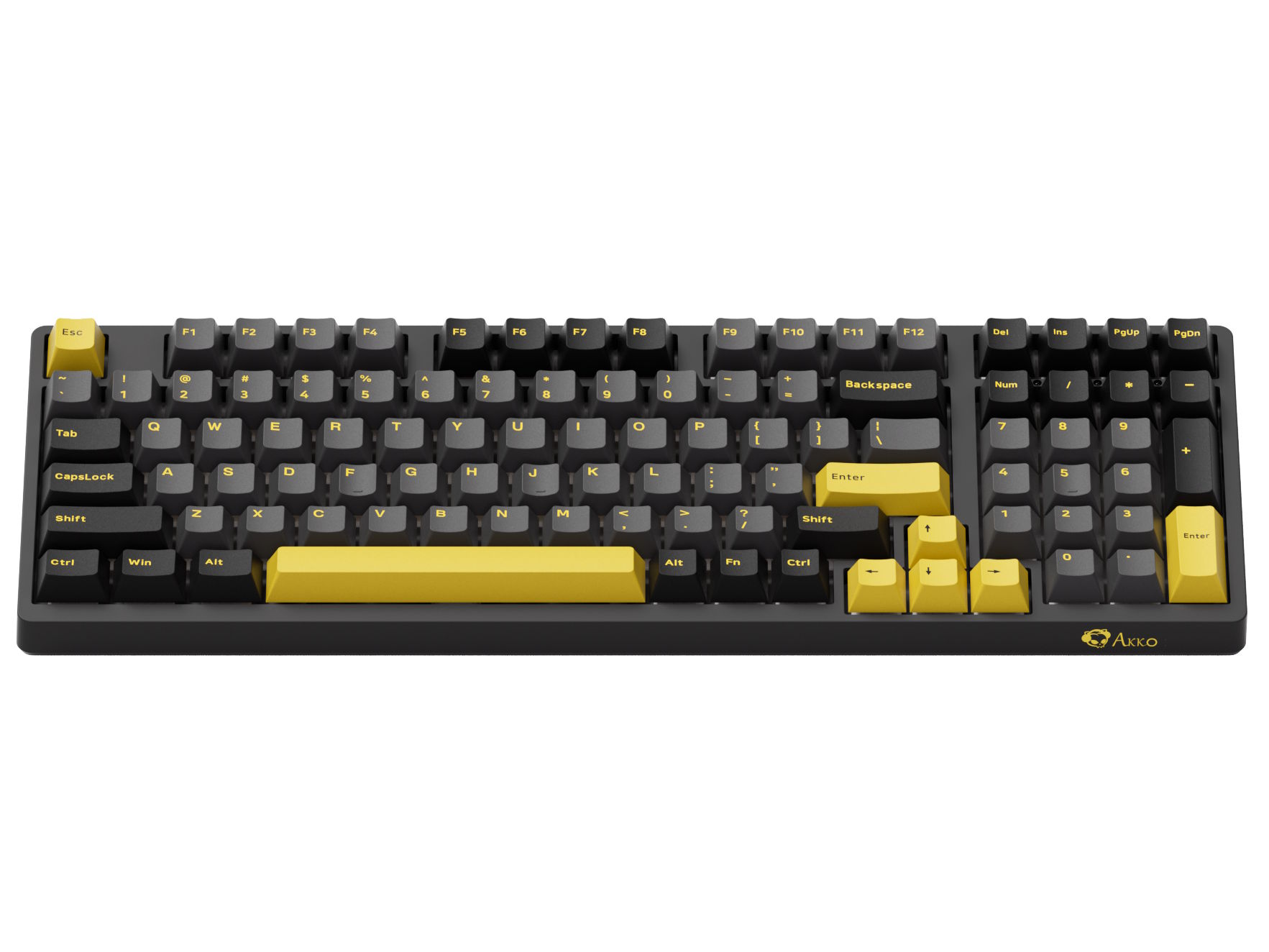 Bàn phím cơ AKKO 3098B Plus Black Gold Fairy (Silent)