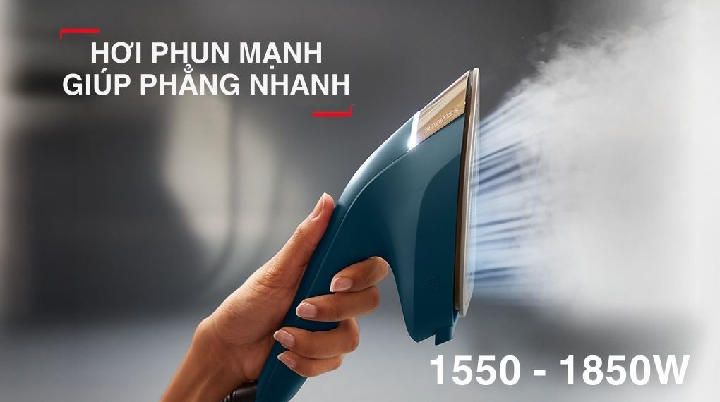 Công suất mạnh mẽ, dung tích lớn – ủi nhanh, tiết kiệm thời gian  Bàn ủi Tefal Duo Power JF4032E0