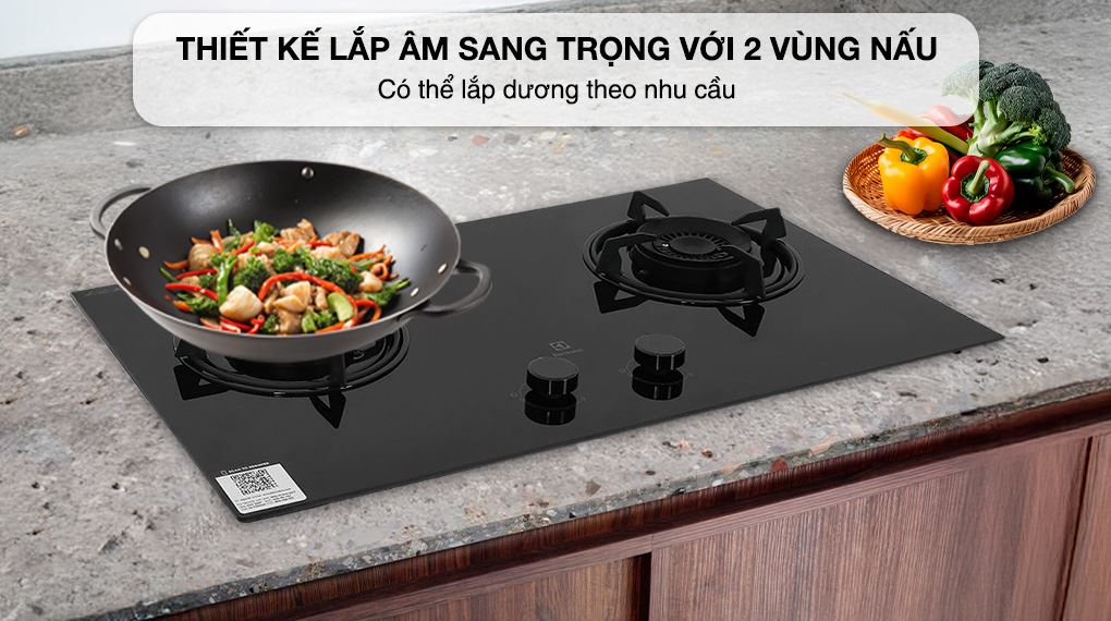 Bếp ga lắp âm sang trọng Bếp ga